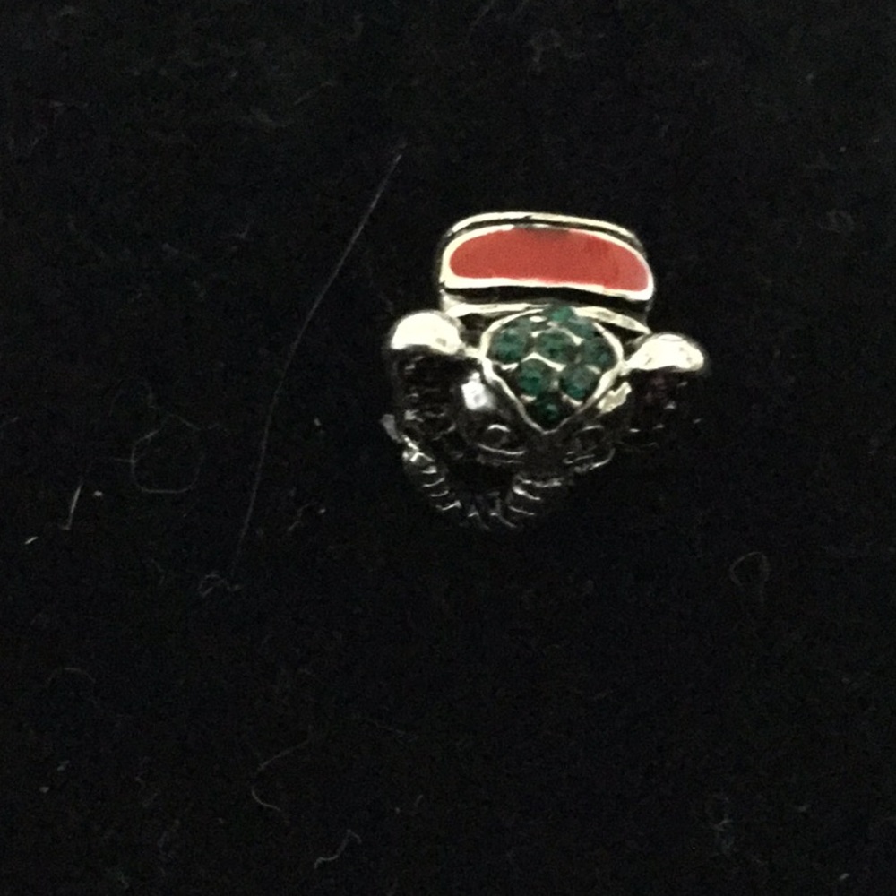 Sterling silver elephant charm
